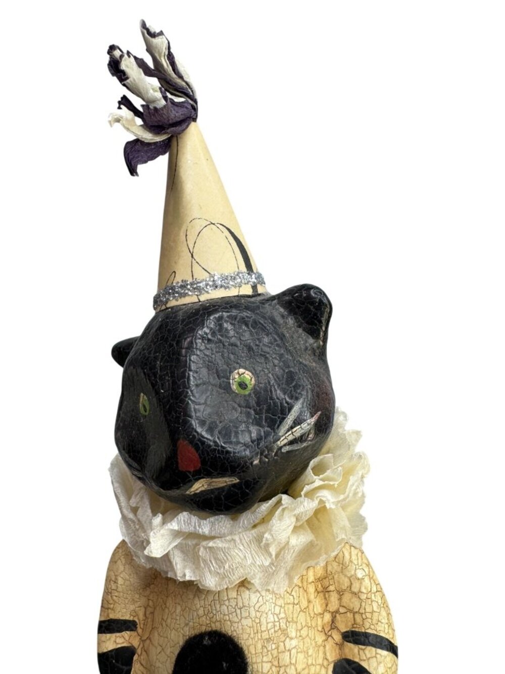 Nicol Sayre Cat And Jack Black Cat On Pumpkin Halloween 2003 Retired 9 1/2" - Picture 6 of 10